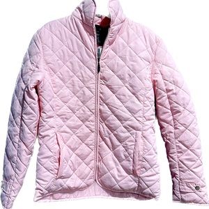 NWT Light Pink Light-weight Quilted Pink Jacket Size L